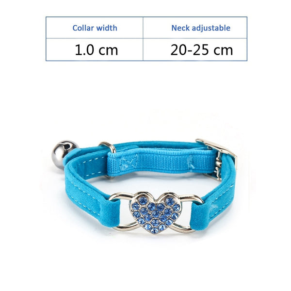 Cat Collar With Bell Collar For Cats Kitten Puppy Leash Collars For Cats Dog Chihuahua Pet Cat Collars Leashes Lead Pet Supplies - gocyberbiz.com