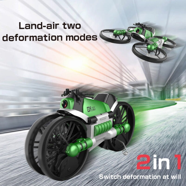 Two-in-one RC drone and motorcycle - gocyberbiz.com
