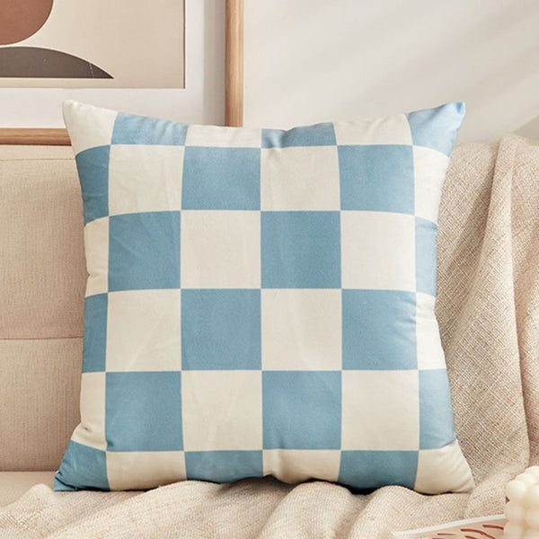 Nordic Plaid Pillow Cover - gocyberbiz.com
