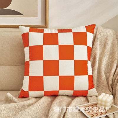 Nordic Plaid Pillow Cover - gocyberbiz.com