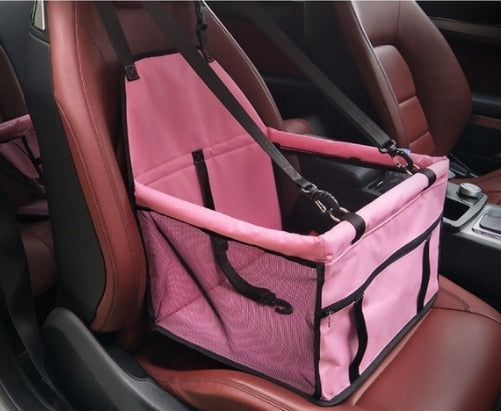 Pet Dog Car Carrier Seat Bag Waterproof Basket Folding Hammock Pet Carriers Bag For Small Cat Dogs Safety Travelling Mesh - gocyberbiz.com