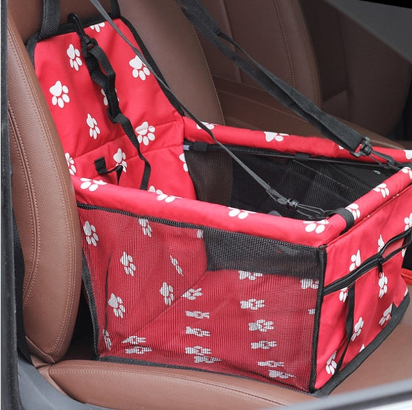 Pet Dog Car Carrier Seat Bag Waterproof Basket Folding Hammock Pet Carriers Bag For Small Cat Dogs Safety Travelling Mesh - gocyberbiz.com