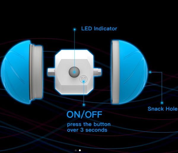 Cheerble Pet Toy Wicked ball 100% Automatic Jump Ball Smart Teaser Cat and Dog Toys Bite-resistant - gocyberbiz.com