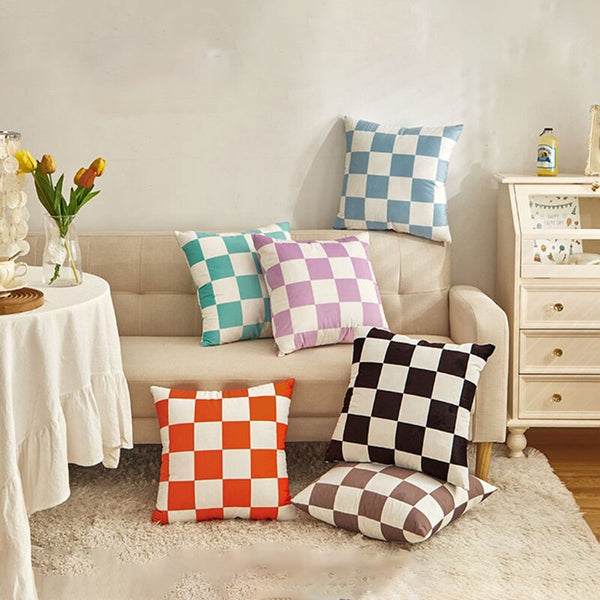 Nordic Plaid Pillow Cover - gocyberbiz.com