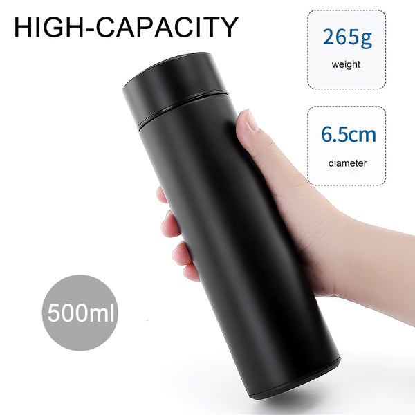 500ML Smart Thermos Water Bottle - gocyberbiz.com
