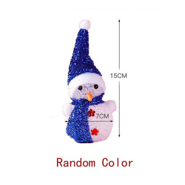 Solar Christmas Lights Snowman LED Lamp Solar Lighting for Garden Christmas Decor - gocyberbiz.com