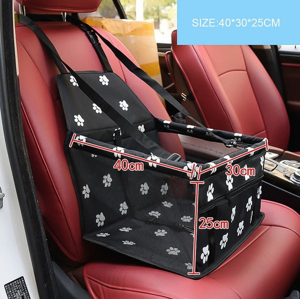 Pet Dog Car Carrier Seat Bag Waterproof Basket Folding Hammock Pet Carriers Bag For Small Cat Dogs Safety Travelling Mesh - gocyberbiz.com