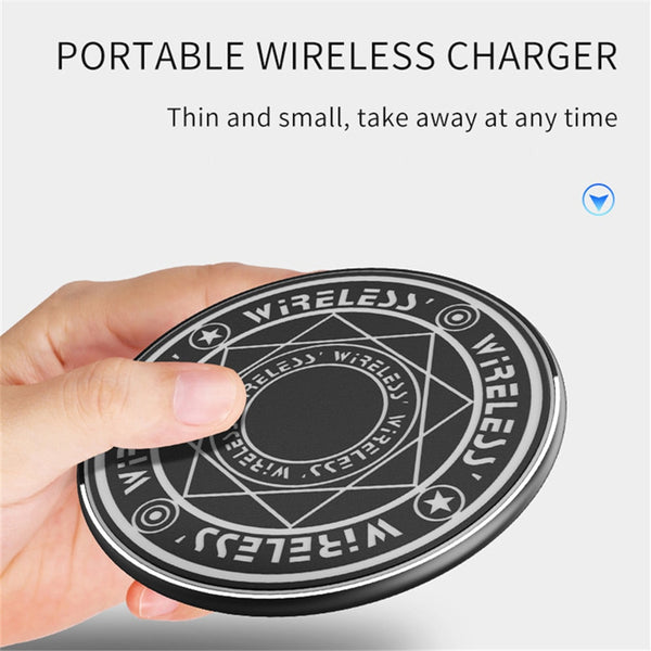 10W Qi Magic Array Wireless Charger For iPhone 12 12ProMax 11 11Pro X 8 Plus XS MAX XR Wireless Charging Pad for Samsung Huawei - gocyberbiz.com
