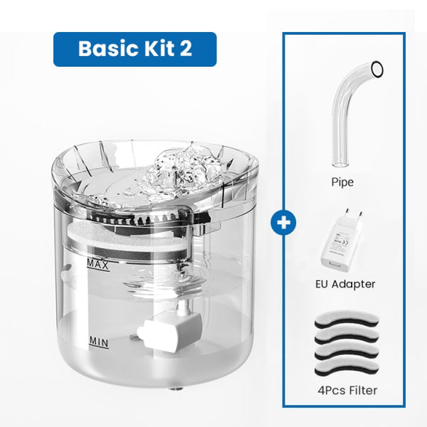 Automatic 2L Cat Water Fountain Filter Sensor - gocyberbiz.com
