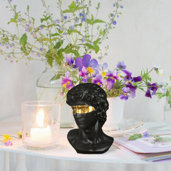 Masked David Head Statue - gocyberbiz.com