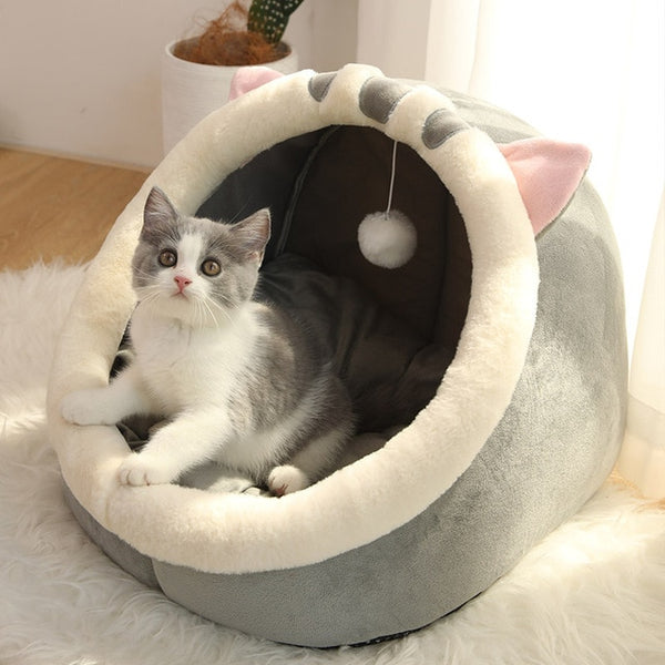 Sweet Cat Bed Warm Pet Basket - gocyberbiz.com