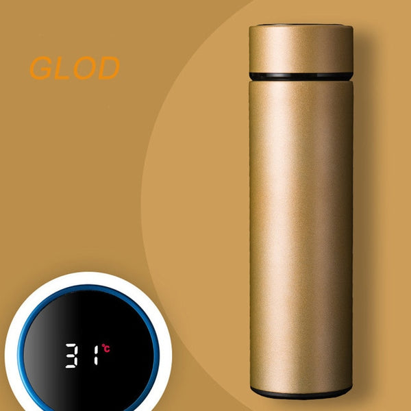 500ML Smart Thermos Water Bottle - gocyberbiz.com