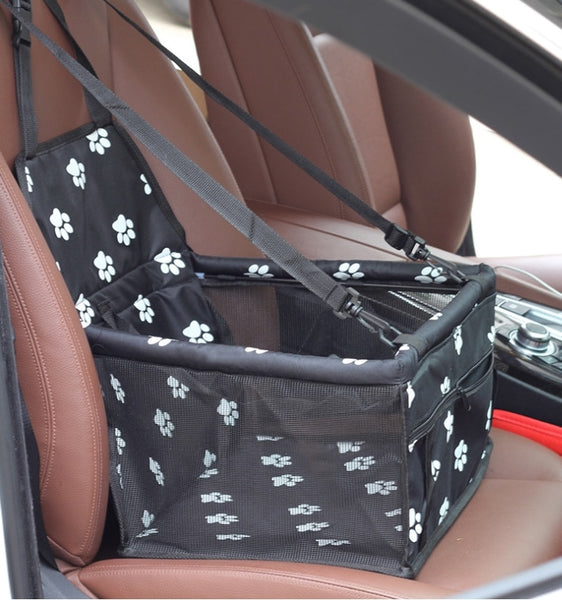 Pet Dog Car Carrier Seat Bag Waterproof Basket Folding Hammock Pet Carriers Bag For Small Cat Dogs Safety Travelling Mesh - gocyberbiz.com