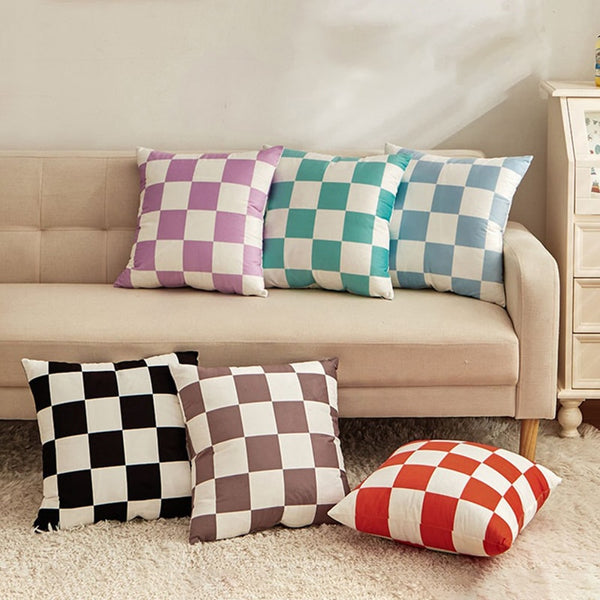 Nordic Plaid Pillow Cover - gocyberbiz.com